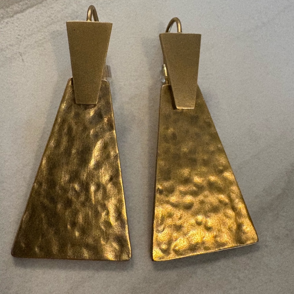 Kendra Scott Keerti Antique bronze hammered Earrings
